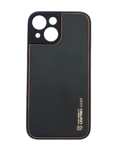 Чехол силиконовый для iPhone 13 mini 5 4 Graceful Leather series черный Hoco