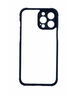 Чехол силиконовый для iPhone 13 Pro Max 6 7 Shining series прозрачный с черным Hoco