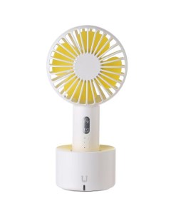 Вентилятор на прищепке настенный настольный VC016 белый желтый Jordan&judy