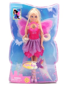 Кукла Фея со светящимися крыльями Defa lucy