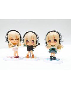 Японские аниме фигурки Sonico 3шт Mifen crafts