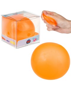 Игрушка антистресс Крутой замес Супергель Оранжевый шар 4 см 1toy