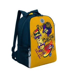 Рюкзак школьный легкий с жесткой спинкой 2 отделения для мальчика RB 451 7 2 Grizzly