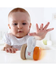 Игрушка для малышей 2 в 1 погремушка и каталка на колесах Роллер E0017_HP Hape