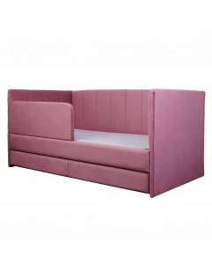 Кровать Хагги с дополнительным спальным местом розовая 180 90 М-стиль