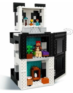 Конструктор Minecraft Майнкрафт Дом Панды с фигурками 553 дет Lepin