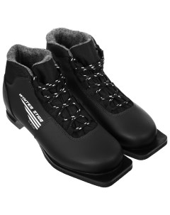 Ботинки лыжные classic цвет чёрный лого серый 75 размер 33 Winter star