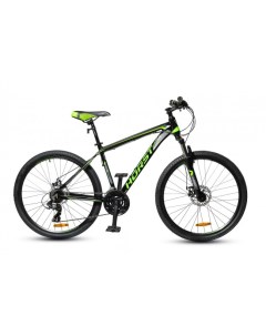 Велосипед Genesis 26 2021 черный салатовый серый Размер 21 Хорст