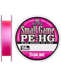 Шнур NEW SMALL GAME PE HG 150м 0 6 0 128мм 10lb 4 2кг Sunline