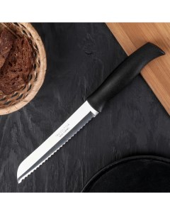 Нож кухонный для хлеба Athus лезвие 17 5 см сталь AISI 420 Tramontina