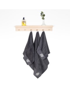 Комплект махровых полотенец Айрон с вышивкой Sport mode Bellehome