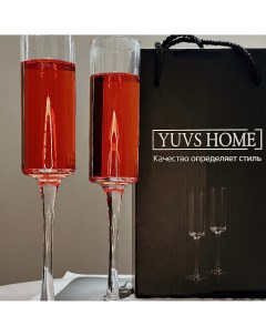 Бокалы для шампанского 2 шт Yuvs home