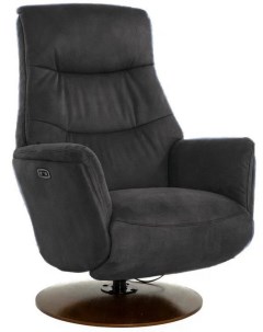 Кресло электрореклайнер Relax Zero Electro ZERO 4106 темно серое нубук Falto