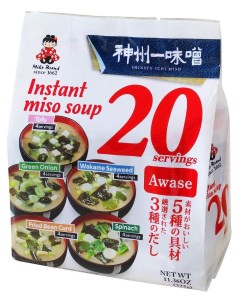 Мисо суп c белой пастой ассорти 20 порций 322 г Miyasaka