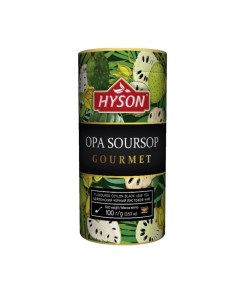 Чай Черный OPA Soursop Gourmet листовой с ароматом саусепа 100 гр Hyson