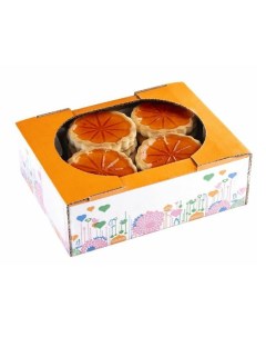 Печенье Апельсин сахарное с мармеладом 500 г Nobrand