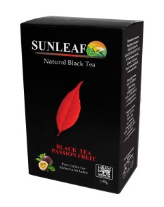 Чай черный цейлонский листовой Маракуйя 100 г Sunleaf
