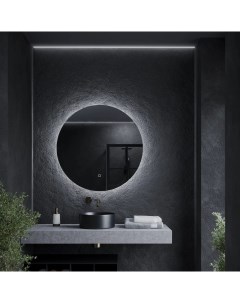 Зеркало для ванной MN D130 круглое с холодной LED подсветкой Slavio maluchini