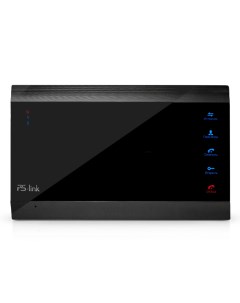 Видеодомофон проводной PS 706DP FHD Черный с экраном 7 реле ворот интеркомом Ps-link