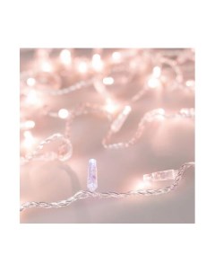 Световая гирлянда новогодняя ARD STRING CLASSIC 10 м белый холодный розовый Arlight