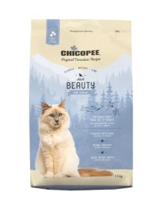 Сухой корм для кошек CNL Cat Adult Beauty с лососем 1 5 кг Chicopee
