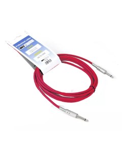 ACI1302 R инструментальный кабель 6 3 mono Jack 6 3 mono Jack 2 м красный Invotone