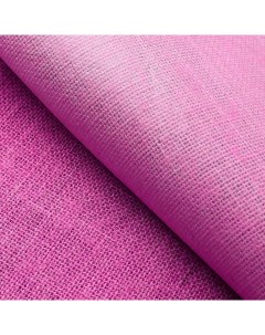 Ткань джутовая ламинированная 300гр м 0 67м х 1м цвет розовый Kraftcom