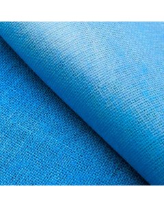 Ткань джутовая ламинированная 300гр м 0 67м х 1м цвет голубой Kraftcom