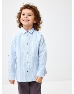 Хлопковая рубашка в полоску для мальчиков Sela