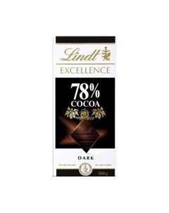 Шоколад Excellence какао 78 100 г Lindt