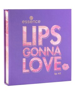 Набор для губ Lips Gonna Love скраб 3гр бальзам 3гр бальзам 3 5гр помада 3гр блеск 3 5мл Essence