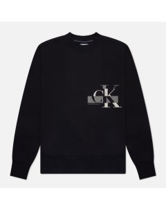 Мужская толстовка Glitched CK Logo Crew Neck Calvin klein jeans