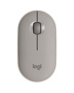 Мышь M350 Pebble оптическая беспроводная USB серый и светло серый Logitech