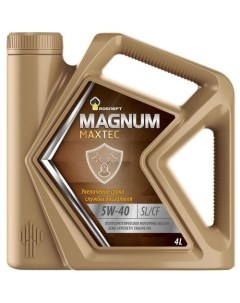 Моторное масло Magnum Maxtec 5W 40 4л полусинтетическое Роснефть