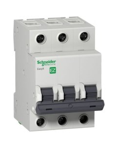 Выключатель автоматический Easy 9 EZ9F34350 50A тип C 4 5kA 3П 400В 3мод Schneider electric