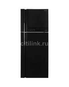 Холодильник двухкамерный R VG540PUC7 GBK черный Hitachi