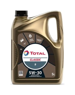 Моторное масло Classic 9 5W 30 5л синтетическое Total