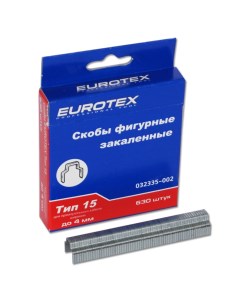 Фигурные скобы для прямоугольного кабеля шириной до 4 мм Eurotex