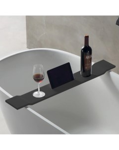 Полка подставка для ванны Stein AS1601MB черная Abber