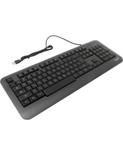 Клавиатура проводная KB 230L мембранная подсветка USB черный Gembird