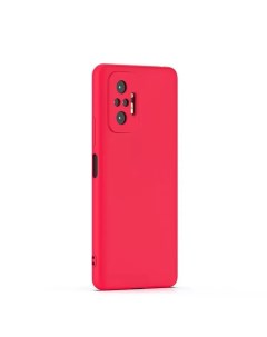 Силиконовый чехол для Xiaomi Redmi Note 10S Poco M5s красный Kasla