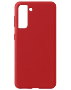 Силиконовый чехол для Samsung Galaxy S21 красный Kasla