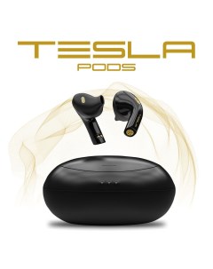 Беспроводные наушники Pods черный Tesla experience
