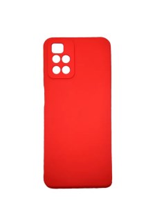 Силиконовый чехол Xiaomi Redmi 10 красный Kasla