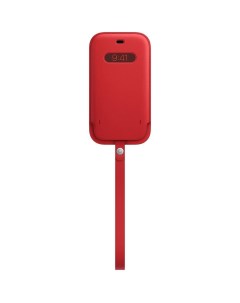 Чехол футляр Leather Sleeve with MagSafe для iPhone 12 12 Pro PRODUCT RED Apple