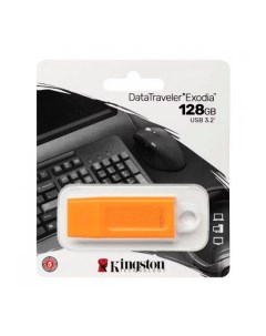 Флешка DataTraveler Exodia 128GB USB3 2 Orange KC U2G128 7GO Kingston