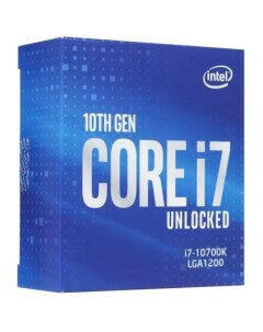 Процессор Core i7 10700K LGA 1200 Box Intel