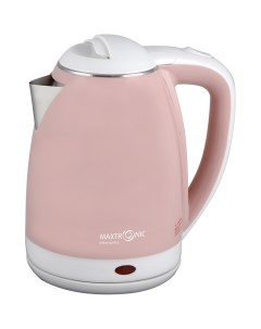 Чайник электрический MAX 317 A 1 8 л белый розовый Maxtronic