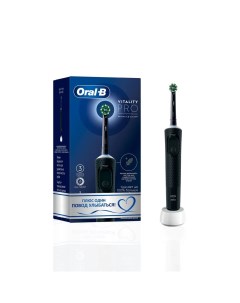 Электрическая зубная щетка Oral B Vitality Pro Protect X Clean Black Braun