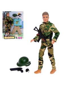Кукла модель Кевин военный с аксессуарами МИКС Defa lucy
